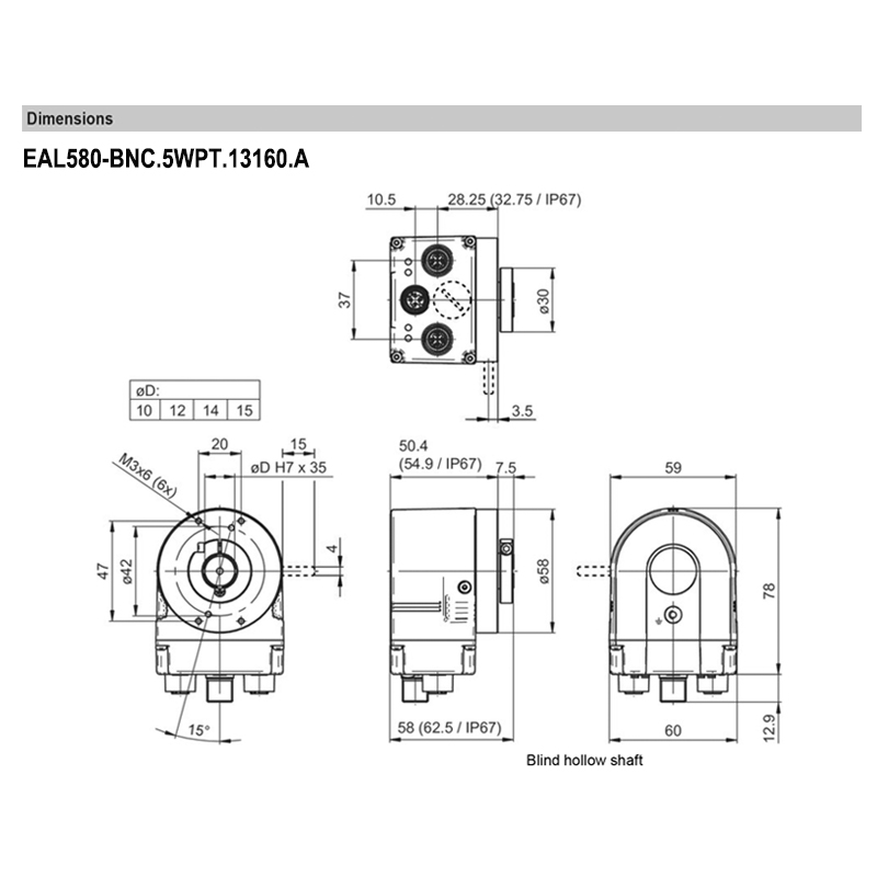 EAL580-BNC.5WPT.13160.A