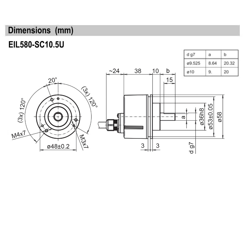 baumer-eil580-sc10-5u-incremental-encoder-dimensions