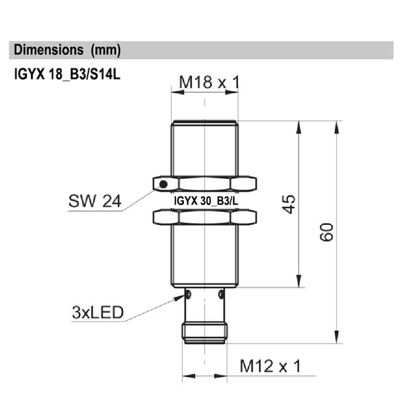 IGYX18P17B3/S14L - 11078862