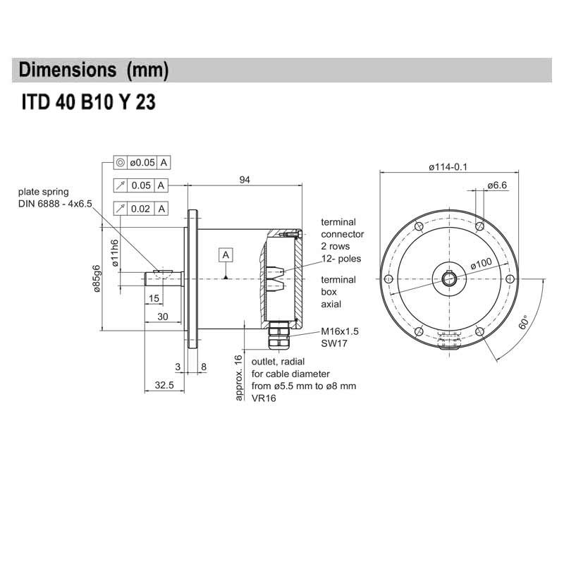 ITD40B10Y23-1024-H-NI-VR16-S11-IP65 - 11063339