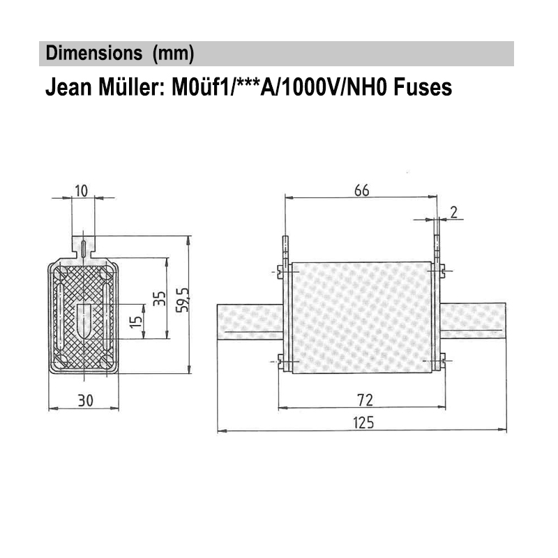 R0144300 M0üf1/100A/1000V/NH0